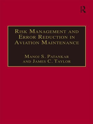 cover image of Risk Management and Error Reduction in Aviation Maintenance